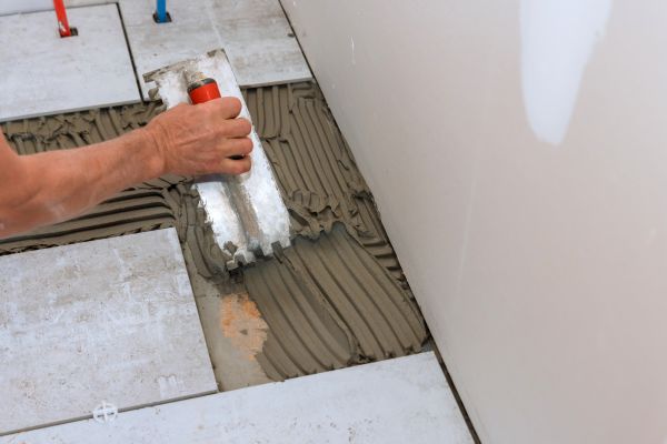 Bathroom Floor Renovation in Burleson