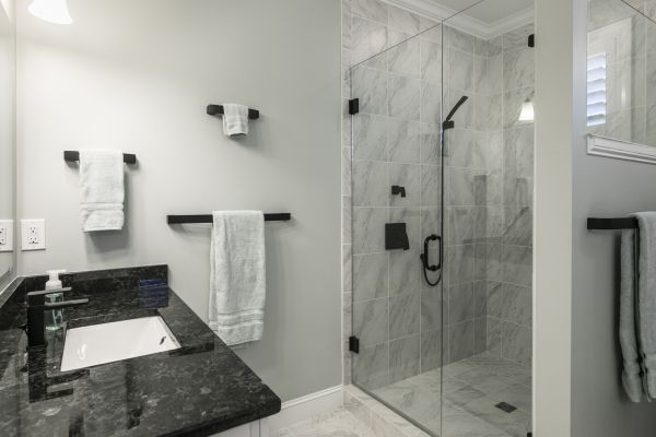 Granite Shower Installation in Burleson